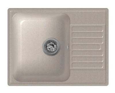 Мойка LEX GARDA 620 WHITE  кварцевая