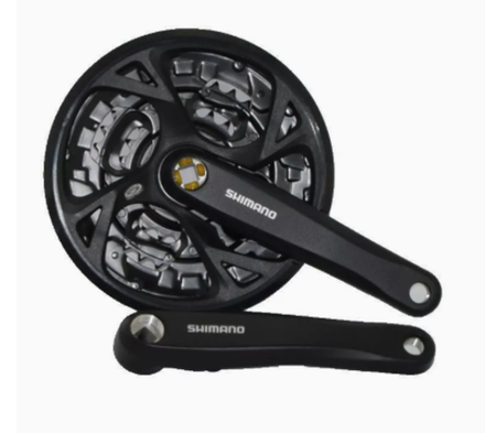 Система Shimano Acera, M371, 170мм, Кв, 44/32/22,с защитой, черн. без уп.