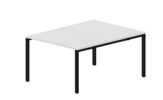 Составной стол Strike на 2 рабочих места 1180х1566х750мм (меламиновые аутлеты)