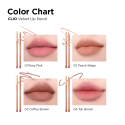 CLIO Velvet Lip Pencil Set