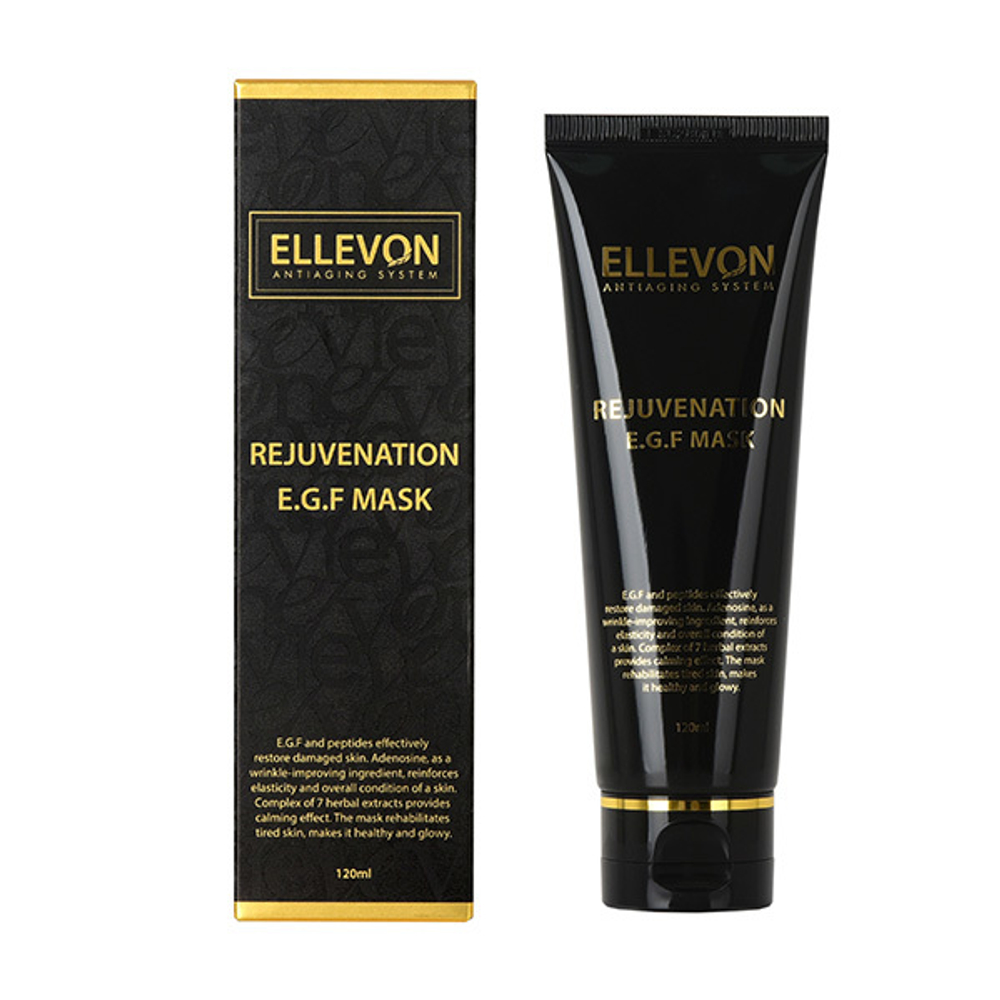 Маска для лица омолаживающая с EGF Ellevon Rejuventiona Mask 120мл