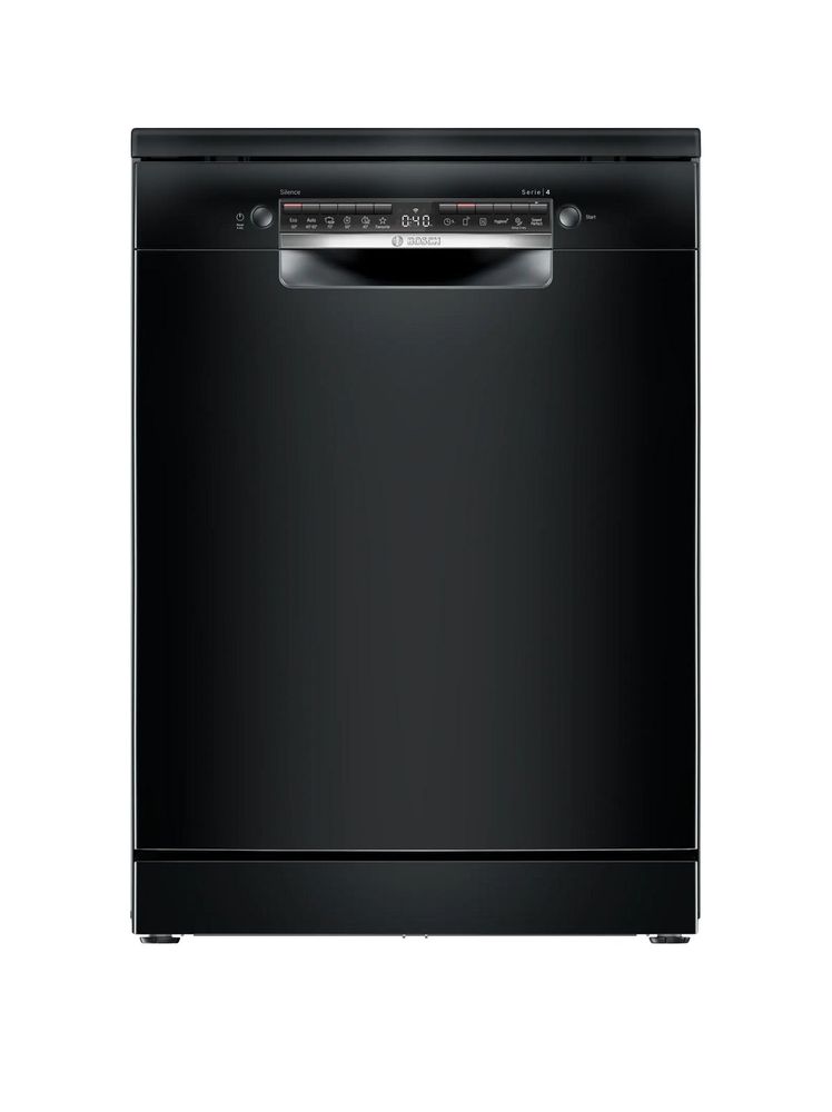 Посудомоечная машина BOSCH SMS4IMB62Q Serie 4, отдельностоящая, 60см, 14 комплектов, цвет черный