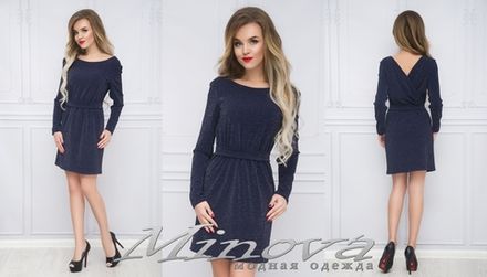 Платье 3088 (т.синий) Minova