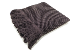Плед-покрывало 165х240 Casual Avenue Fresno шоколадный Турция фото
