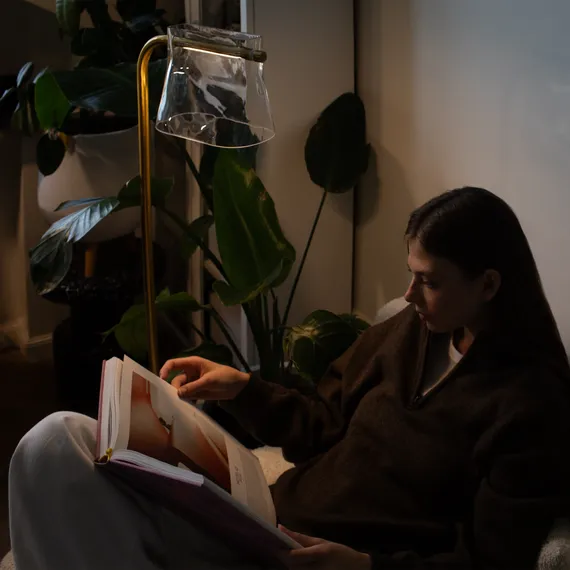 Напольный светильник (торшер) Кабаре / Cabaret 3000К 8Вт Maytoni mod170fl-l8bs3k