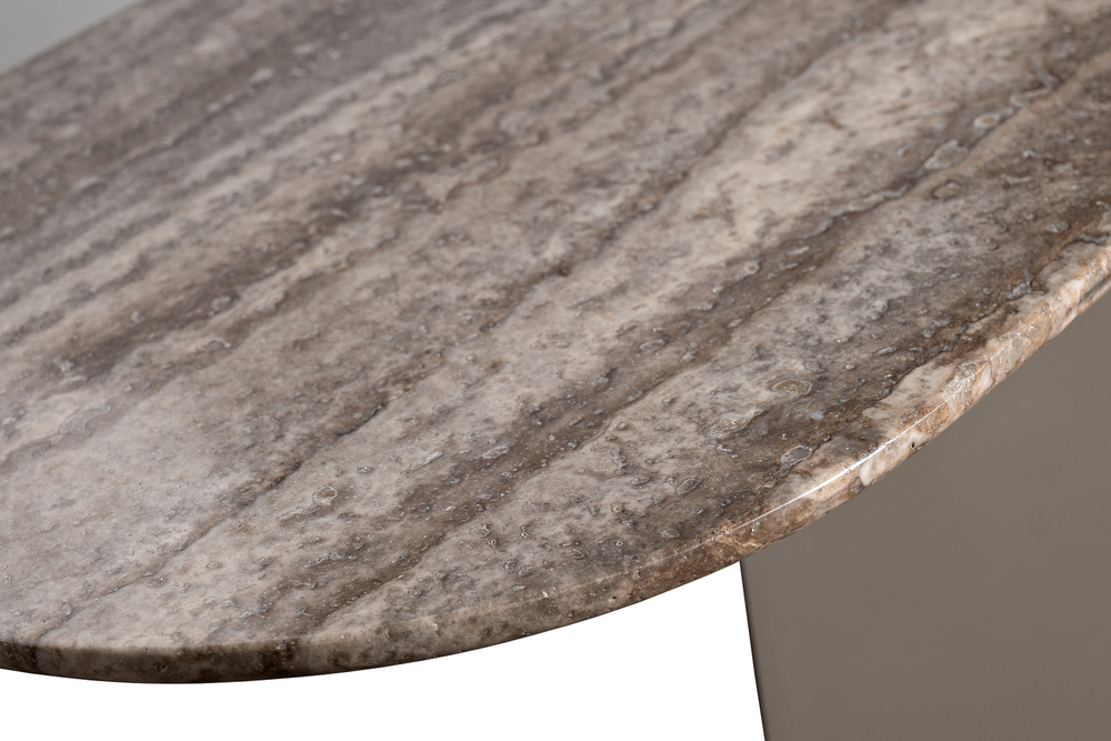 Консоль Арка (Arco) травертин 150x43x80см Garda Decor