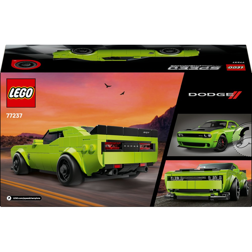 LEGO Speed Champions - Спортивный автомобиль Dodge Challenger SRT Hellcat 77237