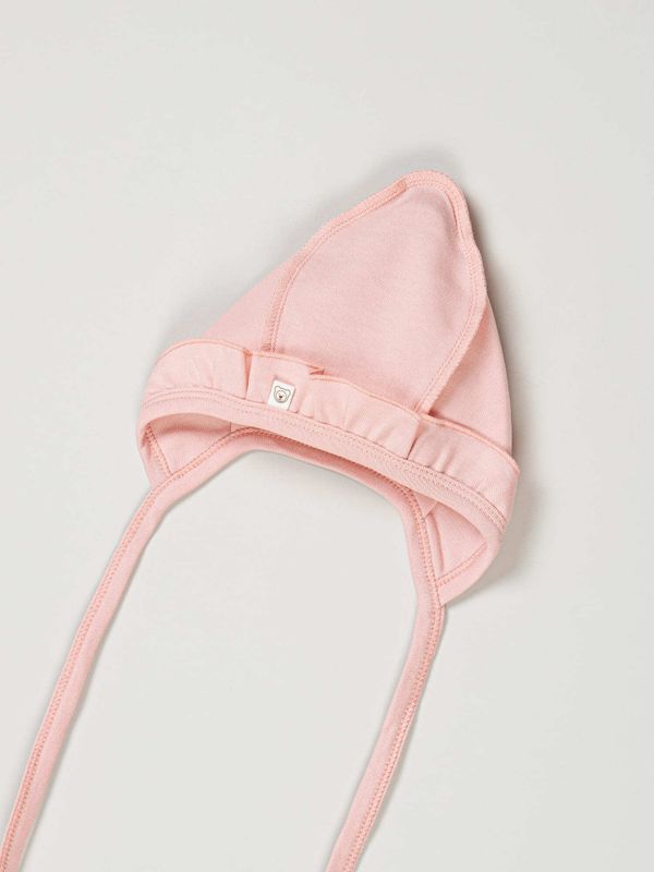 Чепчик с рюшей 