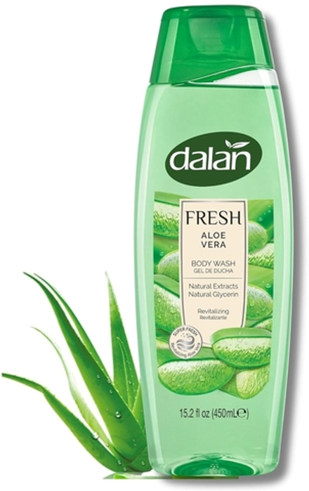 DALAN гель д/душа Fresh 450мл Алое вера/12