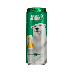 Пиво Белый Медведь крепкое 0,45 л. ж/б