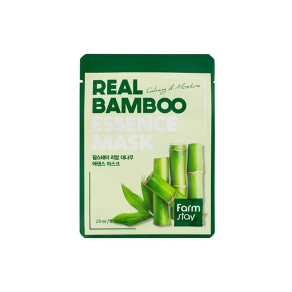 FarmStay Маска тканевая для лица с экстрактом бамбука - Real bamboo essence mask, 23мл