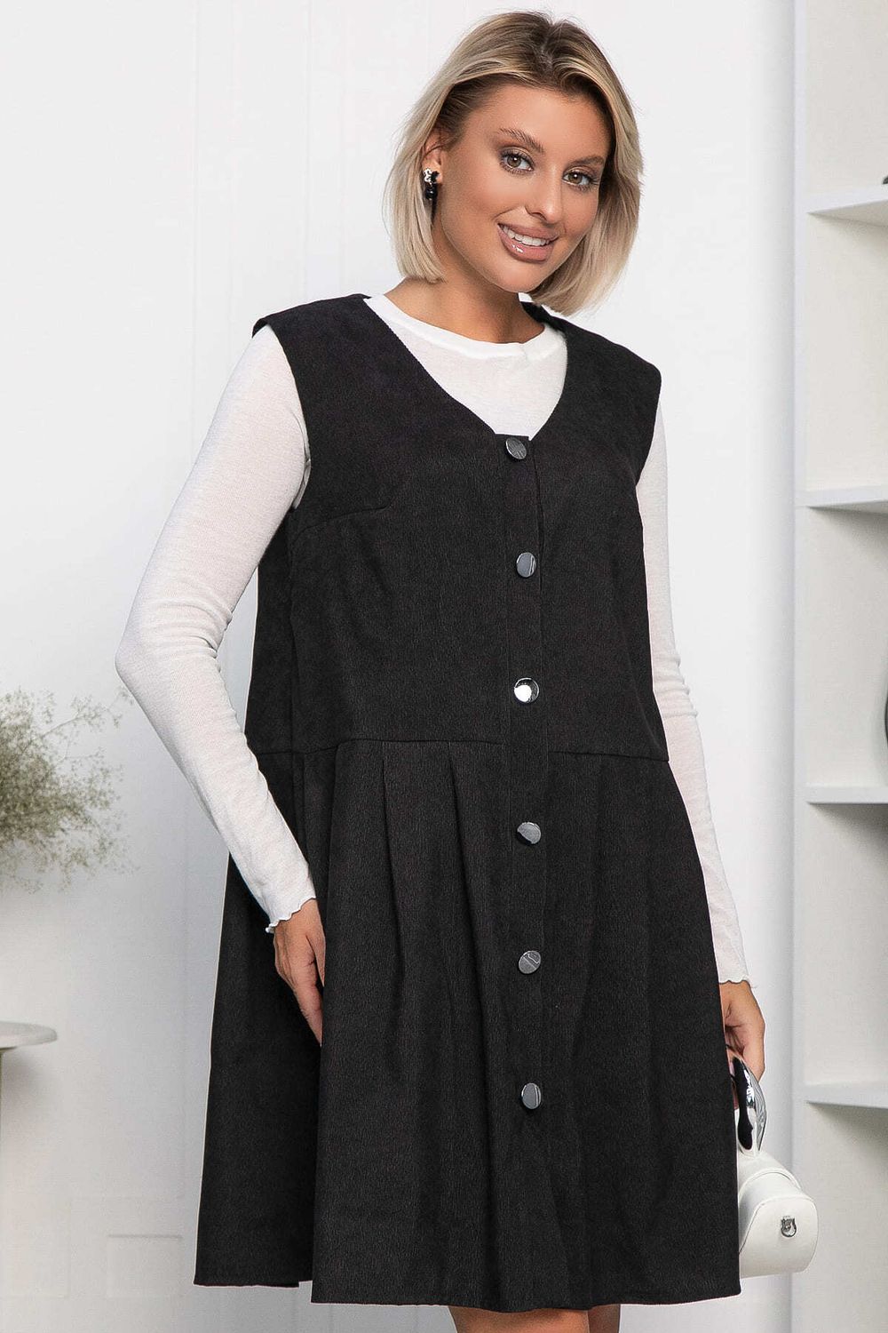 Сарафан Бенджи (черный) П14176-10М LT Collection