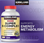 Kirkland Signature Super B-Complex с электролитами, 500 таблеток