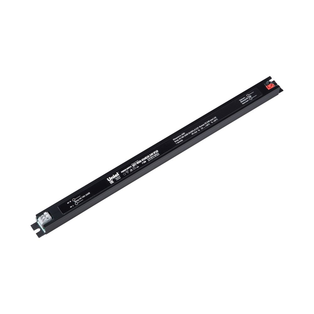 UET-WAK-036B20 24V IP20 Блок питания ультратонкий, 36Вт. Металлический корпус. TM Uniel