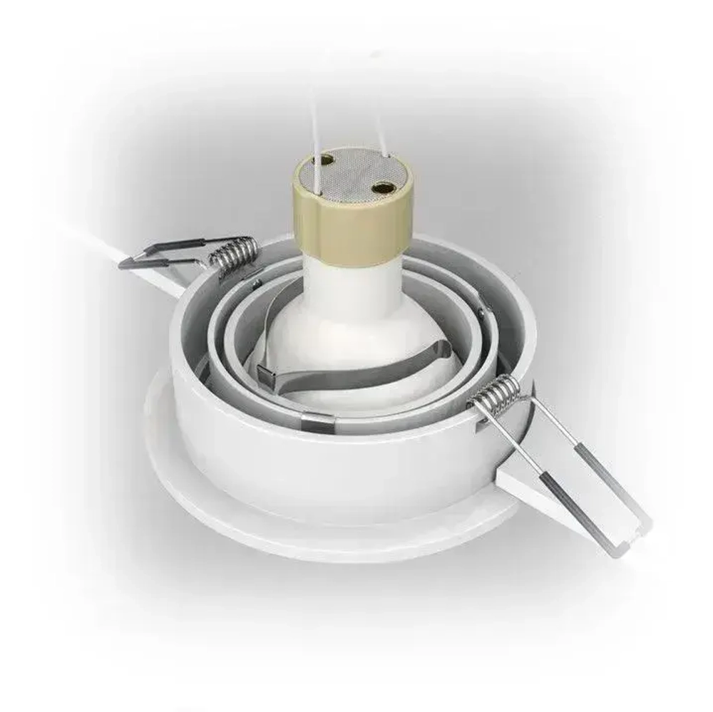 Светильник потолочный встраиваемый Deko Lamp GU5.3 белый точечный спот