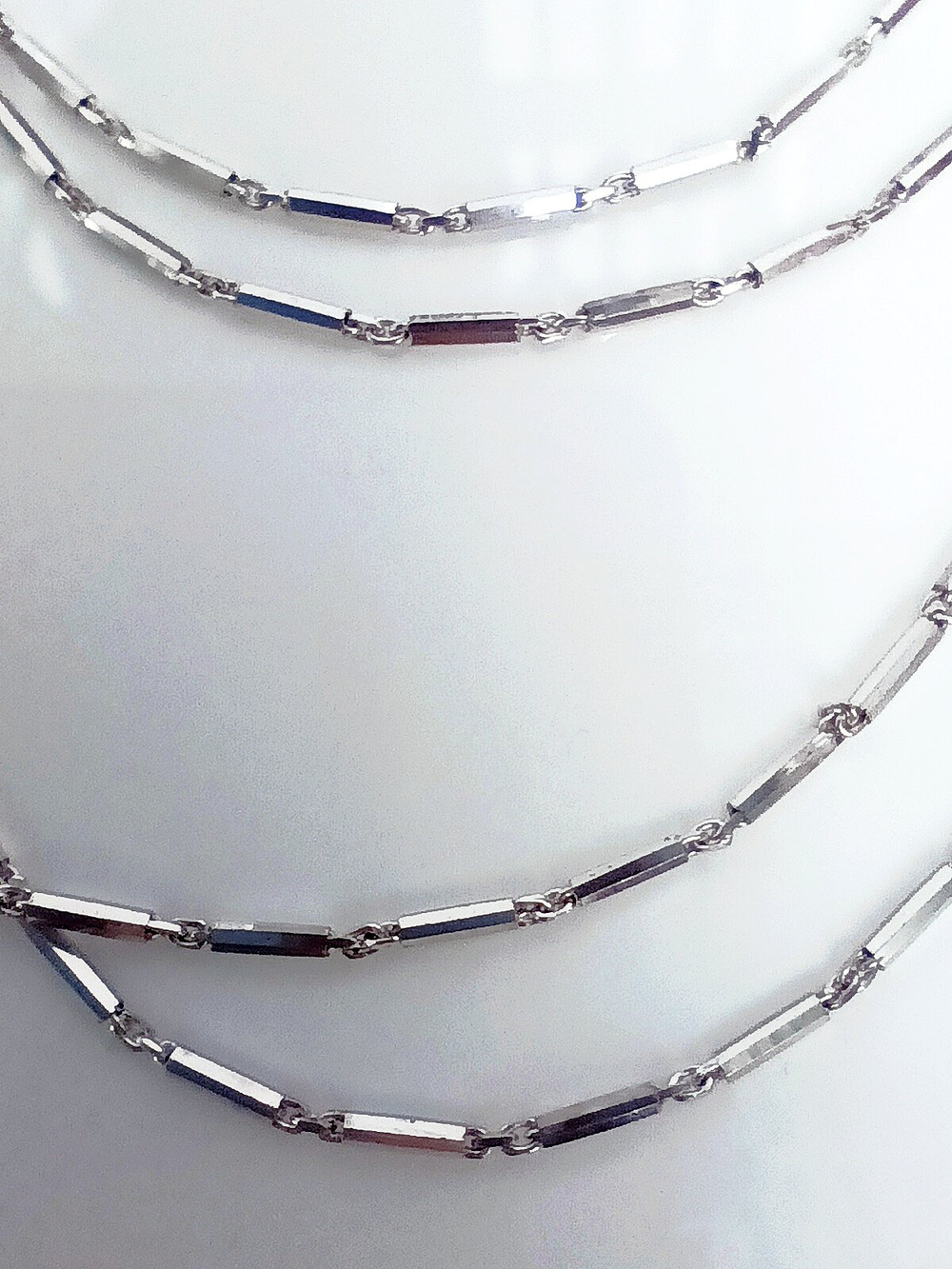 Цепь Эстерелла, серебро 925*, родирование/Ф