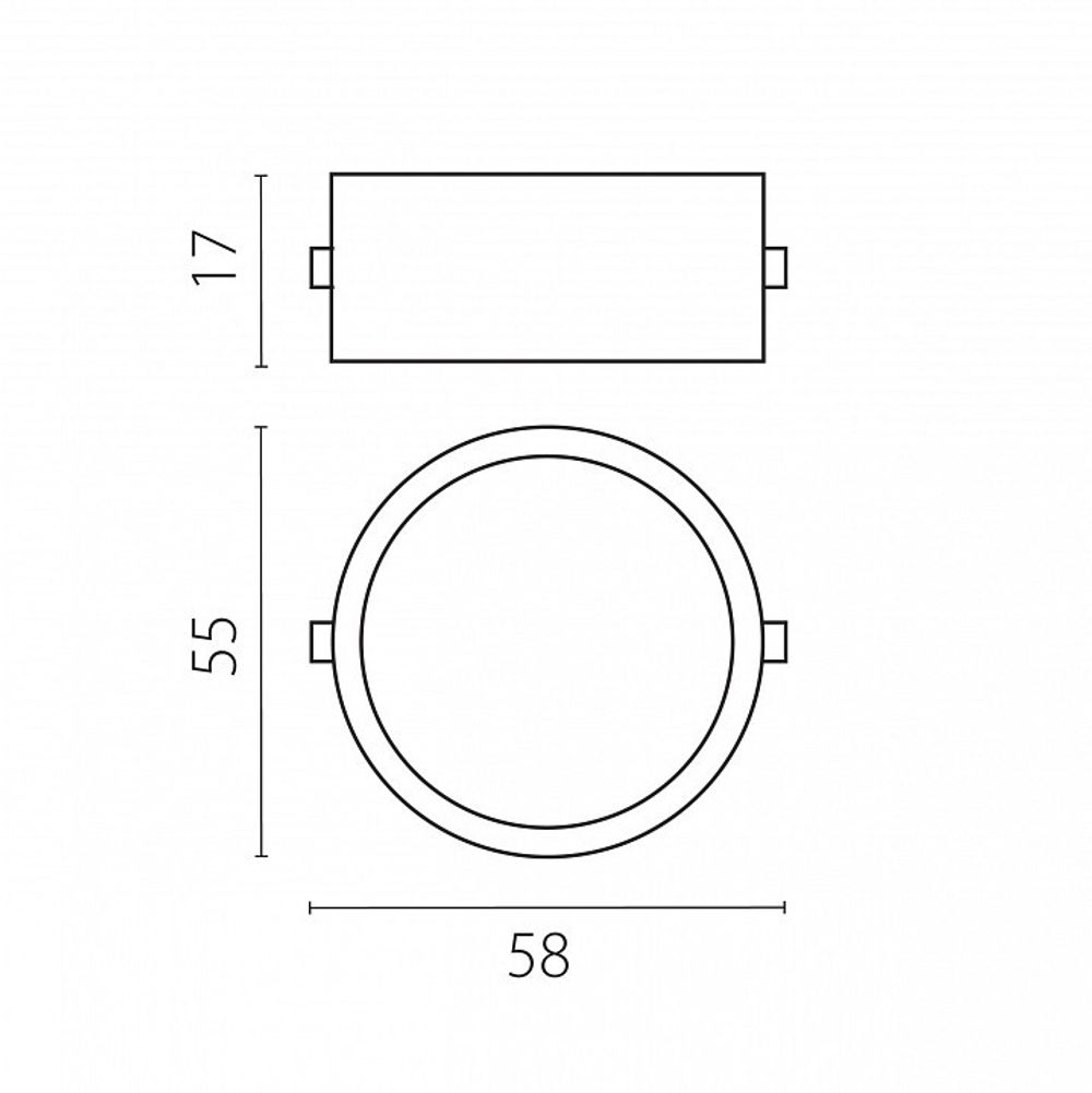 Кольцо декоративное Lightstar Domino 214007