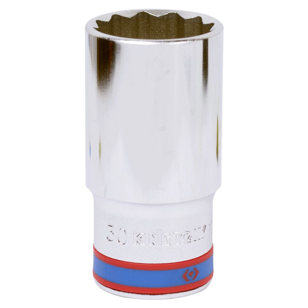 KING TONY (423030M) Головка торцевая глубокая двенадцатигранная 1/2", 30 мм