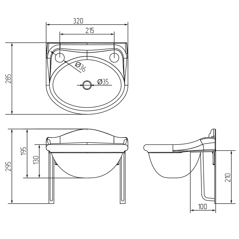 Раковина Migliore Milady 22817 D2 золото sx 32 см