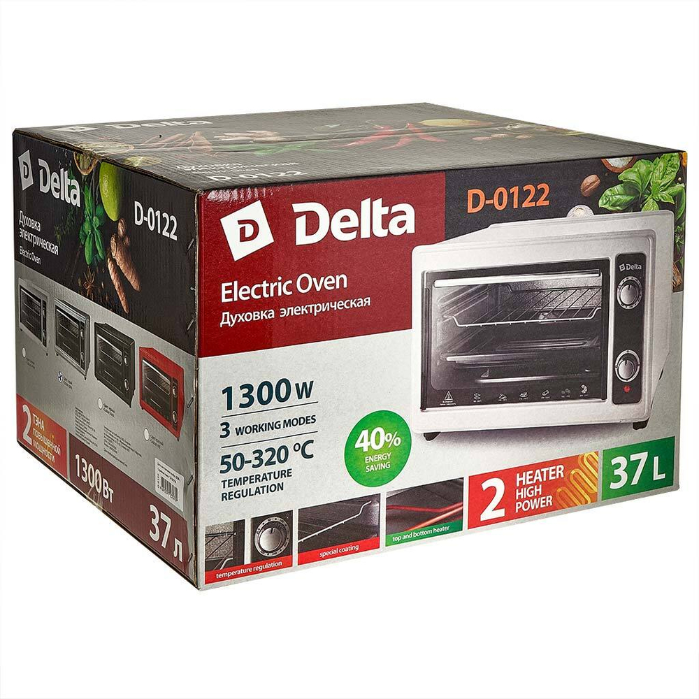 Мини-печь DELTA D 0122 серая