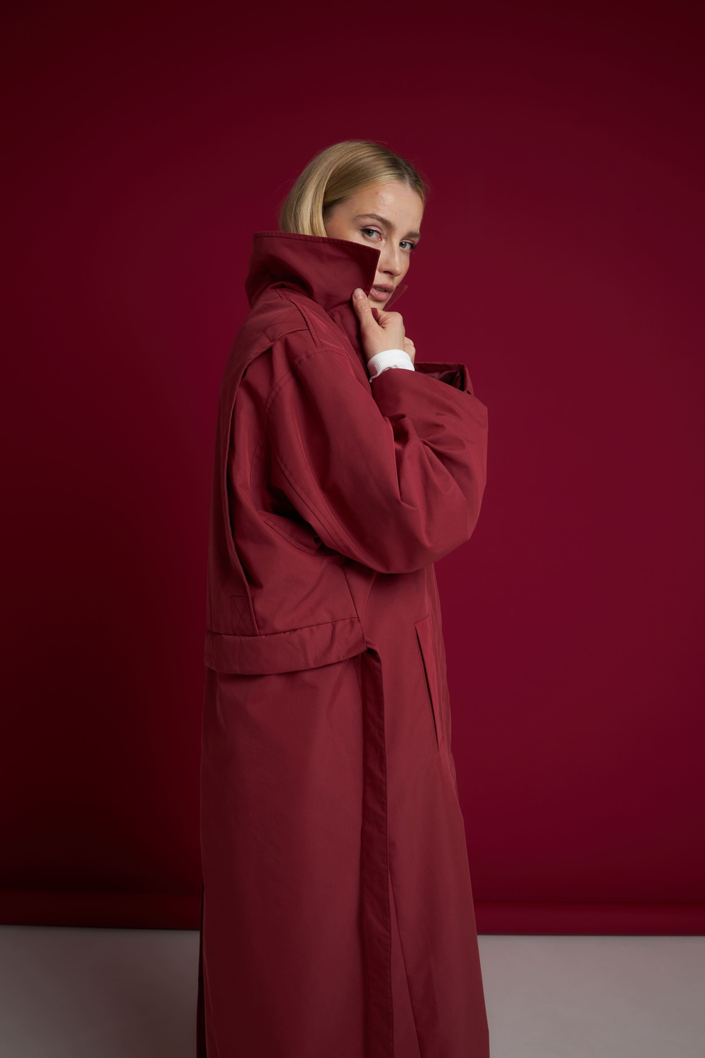 TRENCH COAT RUBY WINE