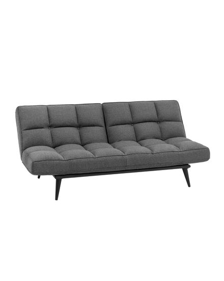 Диван Фьорд рогожка серый