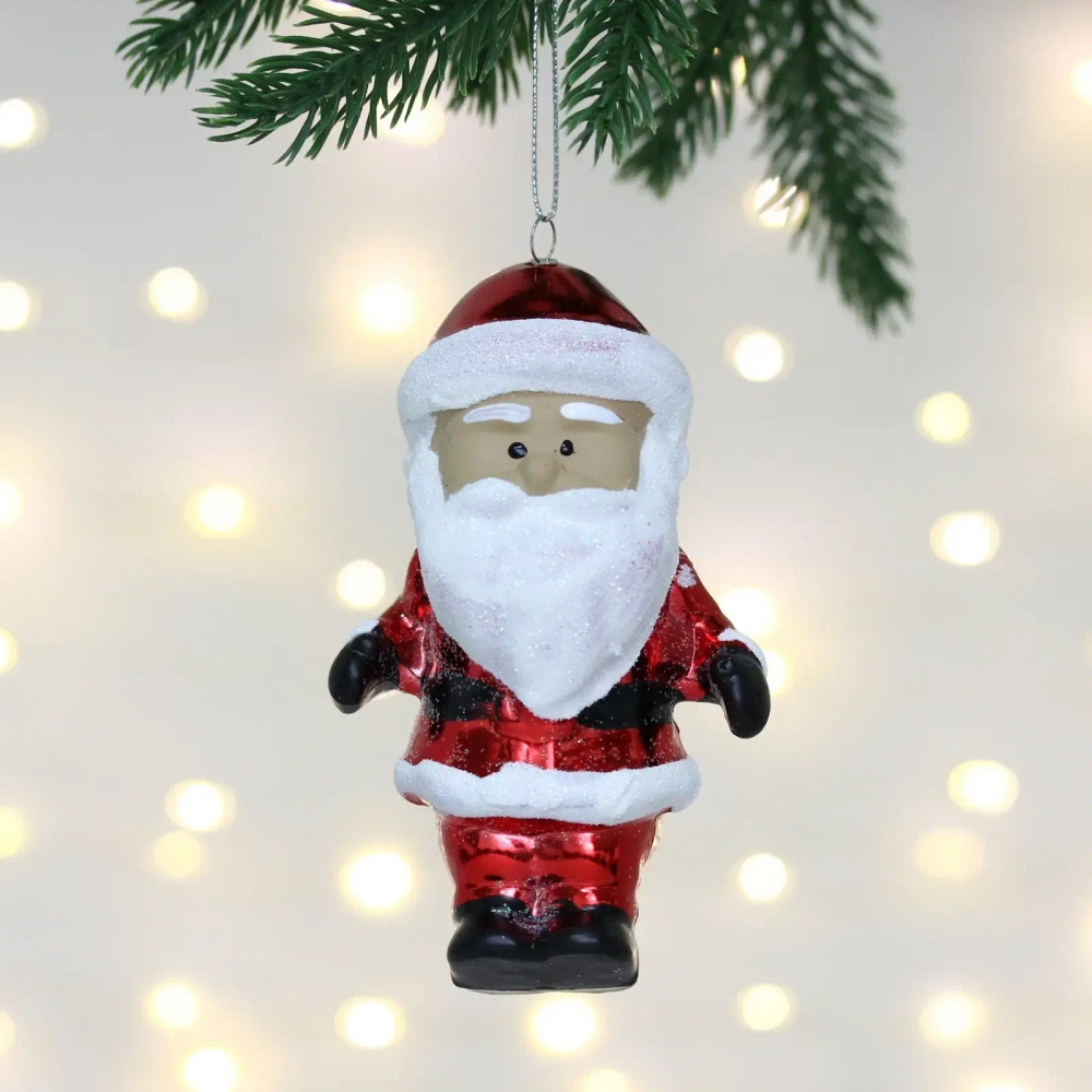 Елочная игрушка «Очаровательный дедушка» 7*6*12 см, Красный