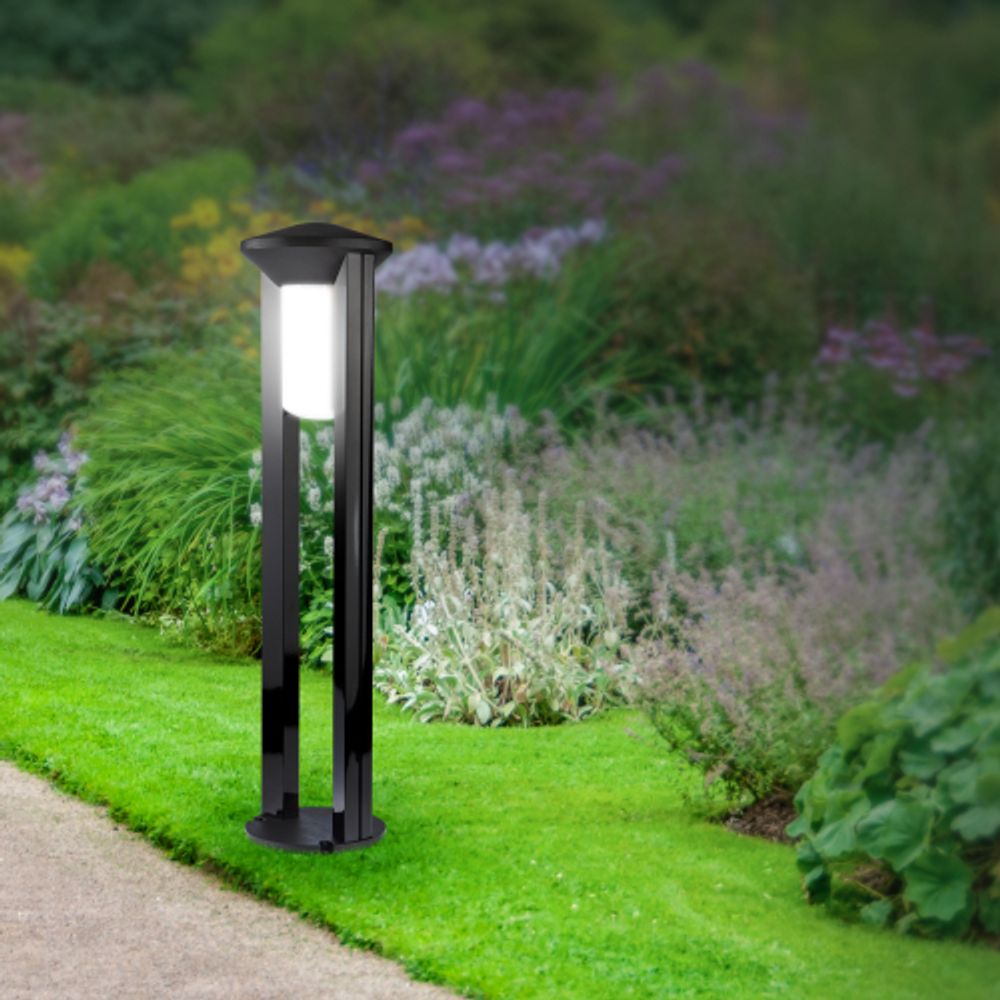 Садово-парковый светильник ЭРА ФТУ 01-20-004 Арка напольный черный IP54 Е27 max20Вт h800мм | Садово-парковые светильники