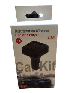 FM-трансмиттер bluetooth, фм модулятор для автомобиля X26