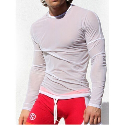 Мужская кофта прозрачная белая RUFSKIN Veiling Sleeved White