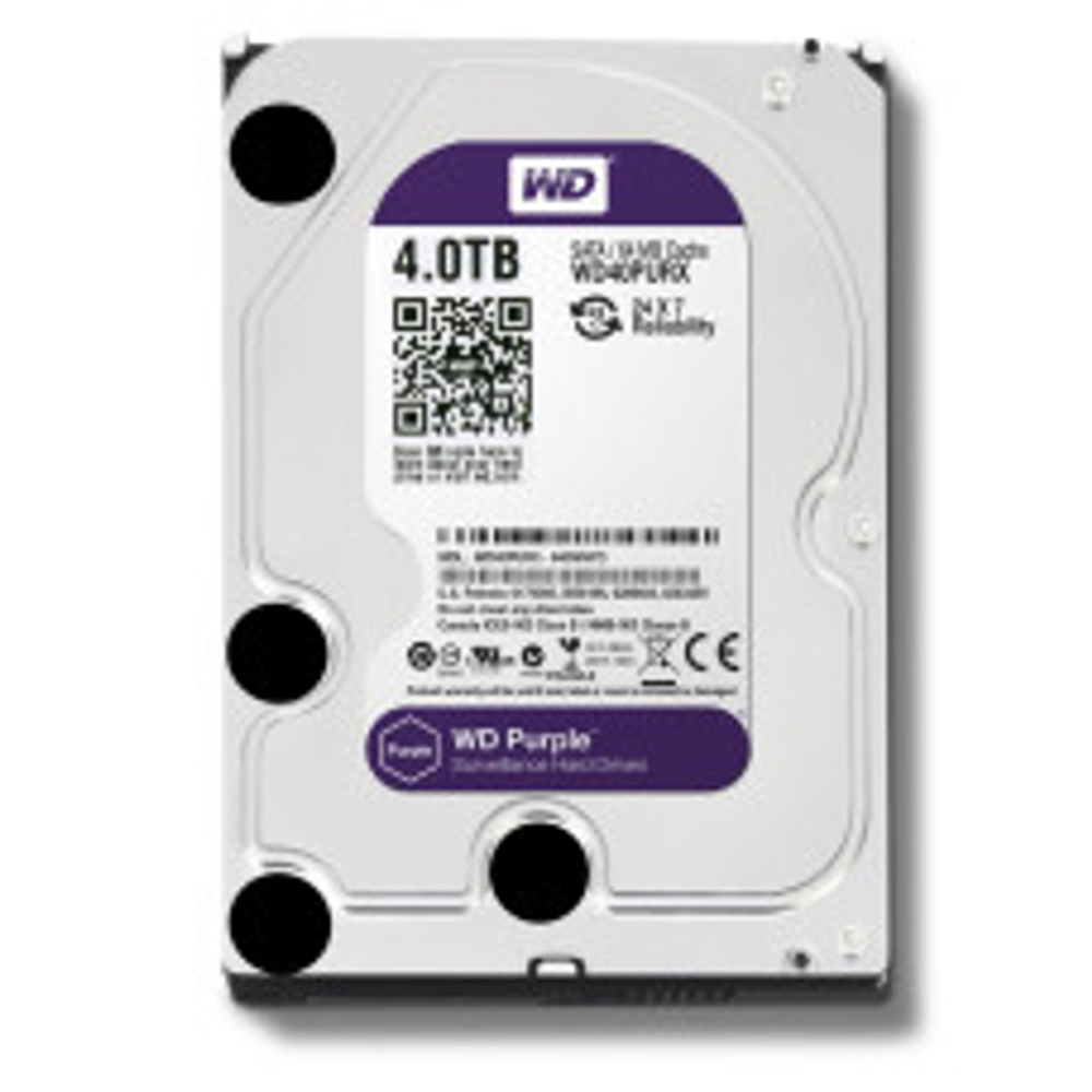 Жесткий диск Western Digital WD Purple 4 ТБ 3,5″ (WD40PURX)