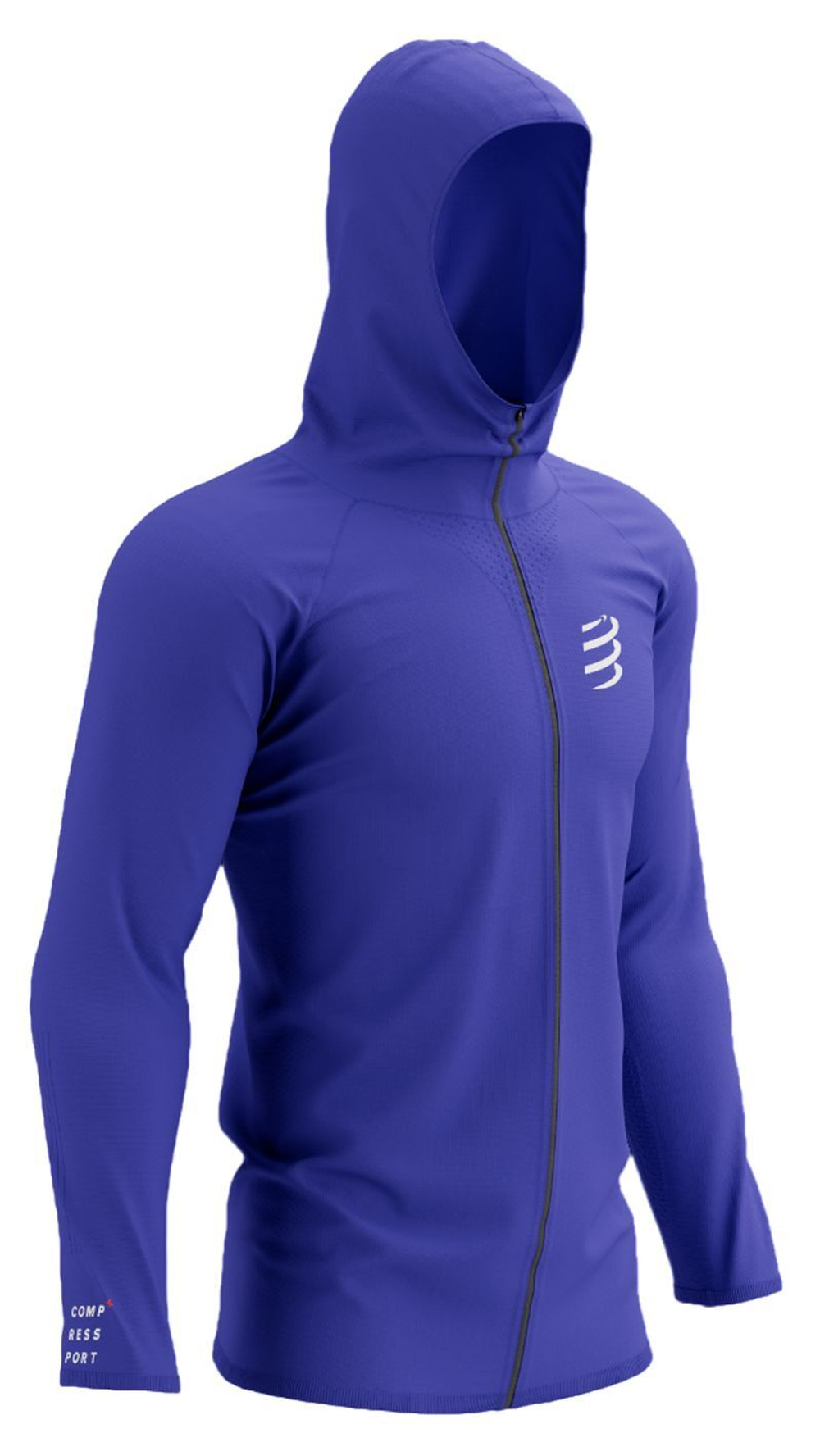 Куртка теннисная Compressport 3D Thermo Seamless Zip - Blue