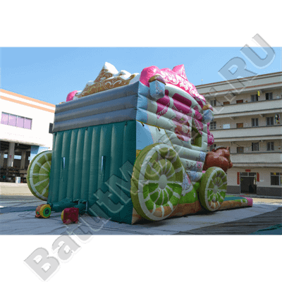 Коммерческий надувной батут "Карета принцессы"