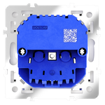 Розетка встраиваемая VOLTUM S70 с заземлением и защитными шторками, 16А, с USB, A+С, (кашемир)