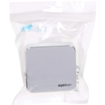 Набор для хранения контактных линз «МАРЦИПАН», с зеркалом, цвет серебро, 6.3*6.2*3.2см, (пакет с подвесом)