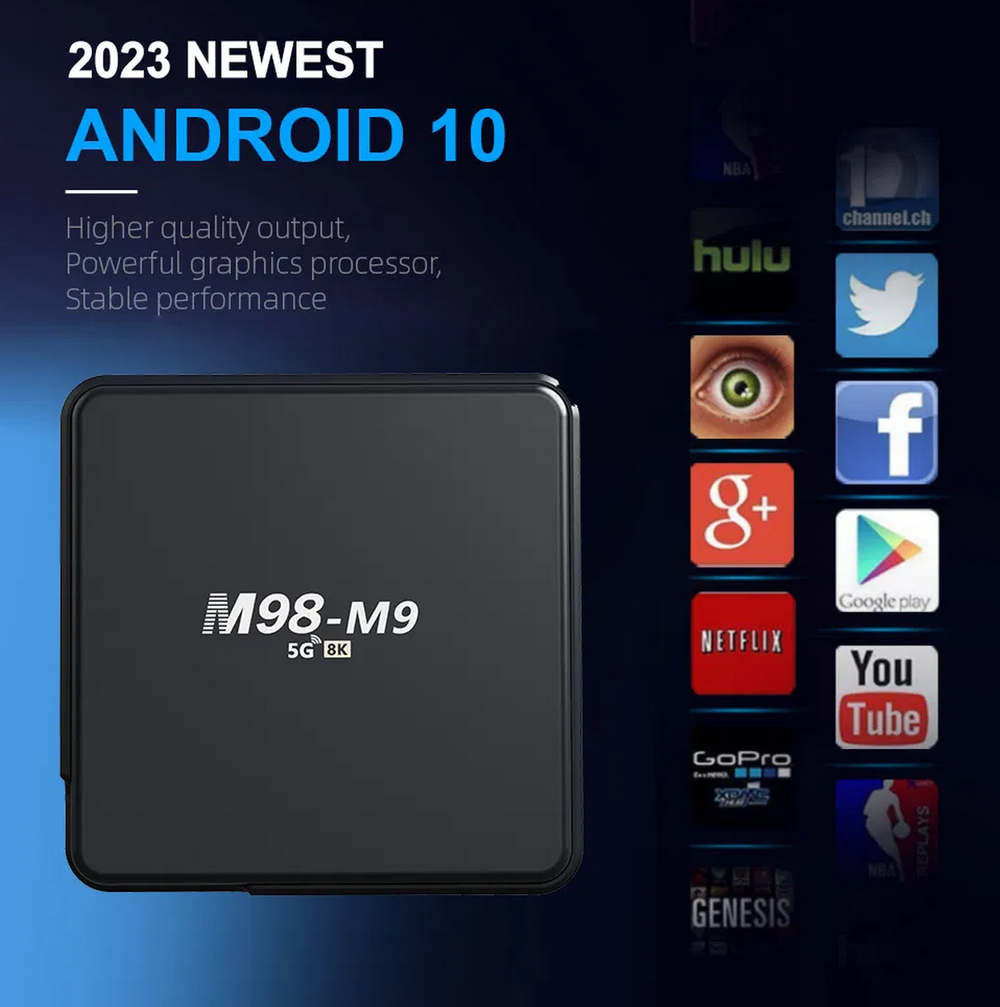 Смарт приставка Smart TV Set-Top Box Android+ATV 4K.5G