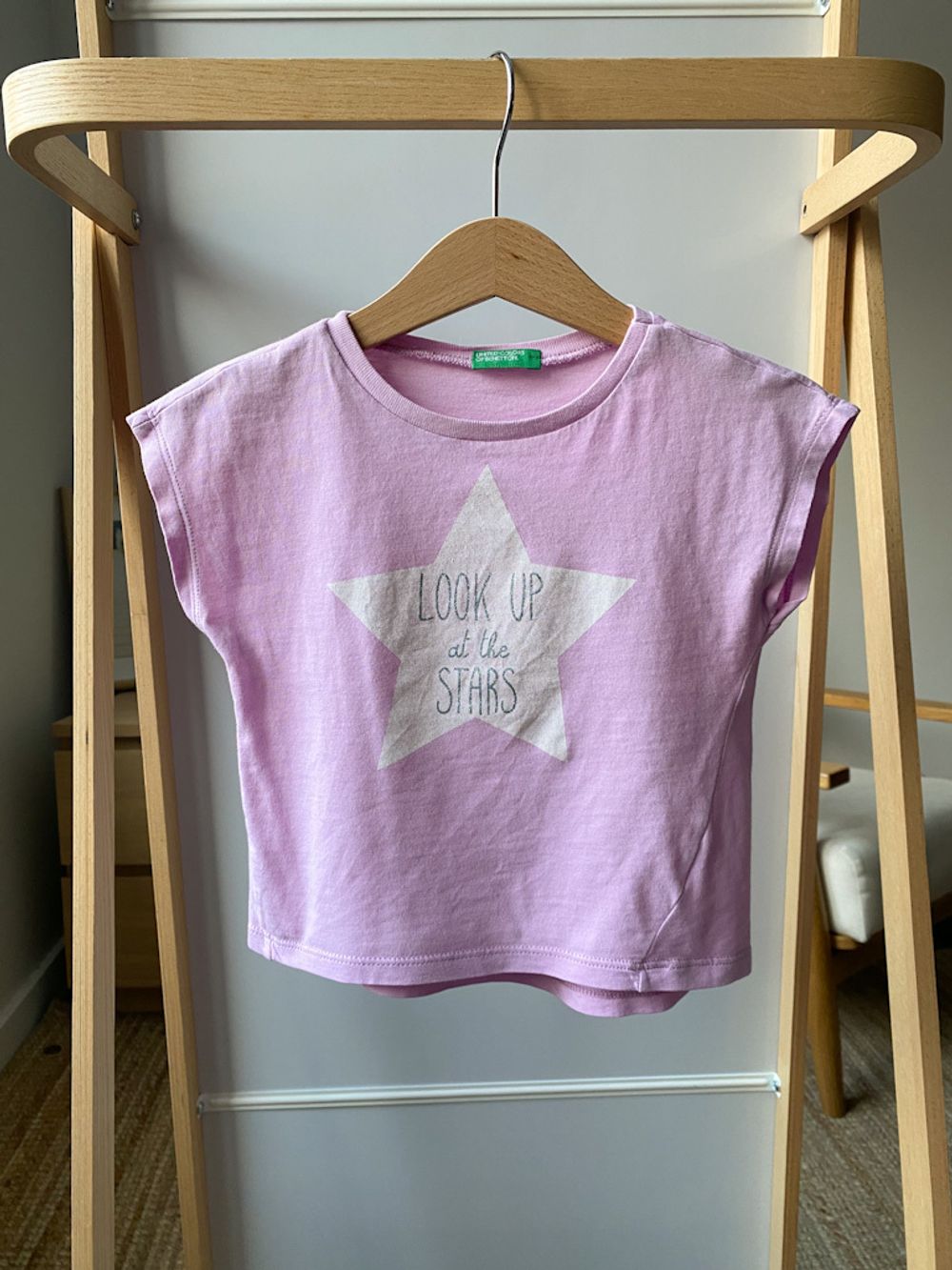 Хлопковая футболка Benetton, 98