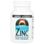 Source Naturals, цинк, 50 мг, 100 таблеток