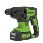 Аккумуляторный перфоратор Greenworks GD24SDS2, 3803007,24v, 2 Дж, без АКБ и ЗУ