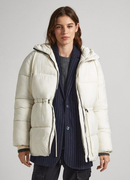 Куртка утепленная женская PEPE JEANS HOODED PUFFER JACKET
