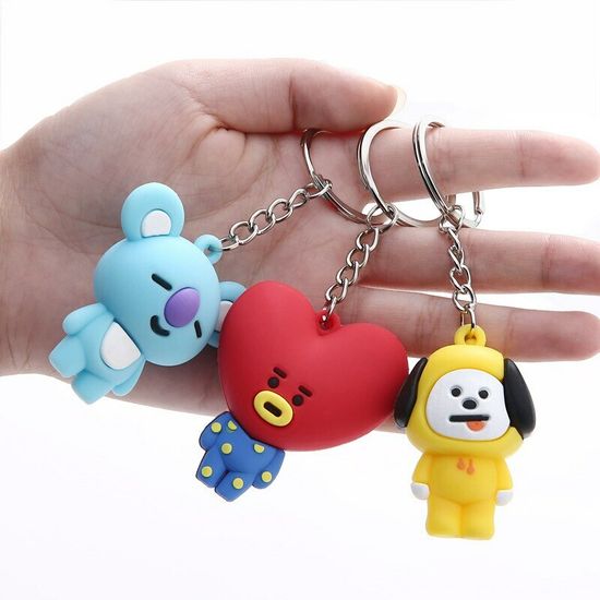 Брелок "BT21" резиновый