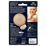 itzy ritzy, Sweetie Rtle™, силиконовый прорезыватель для зубов со вкусом звонка, для детей от 3 месяцев, мишка, 1 шт.