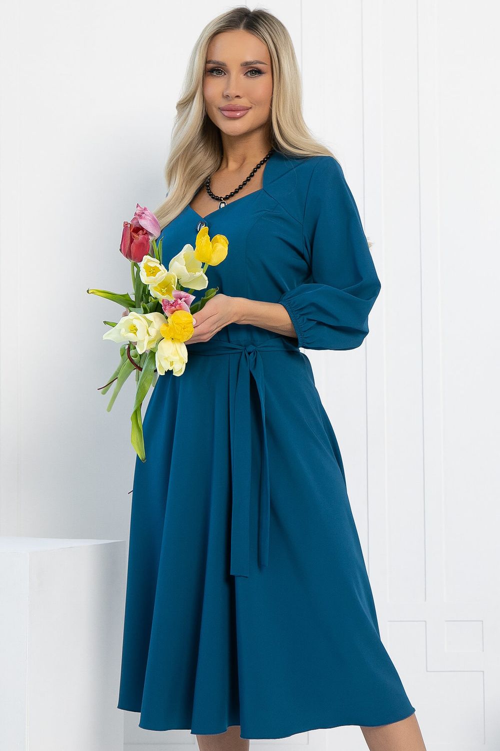 Платье Виктория (морская волна) П13040-3М LT Collection