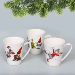 Кружка керамическая 350мл «Веселые человечки», микс рисунков