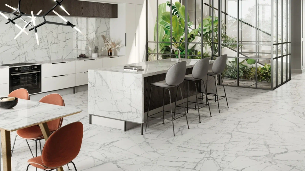 CHARME DELUXE INVISIBLE WHITE (ШАРМ ДЕЛЮКС ИНВИЗИБЛ УАЙТ) ЛЮКС 800*800 керамогранит, полированный