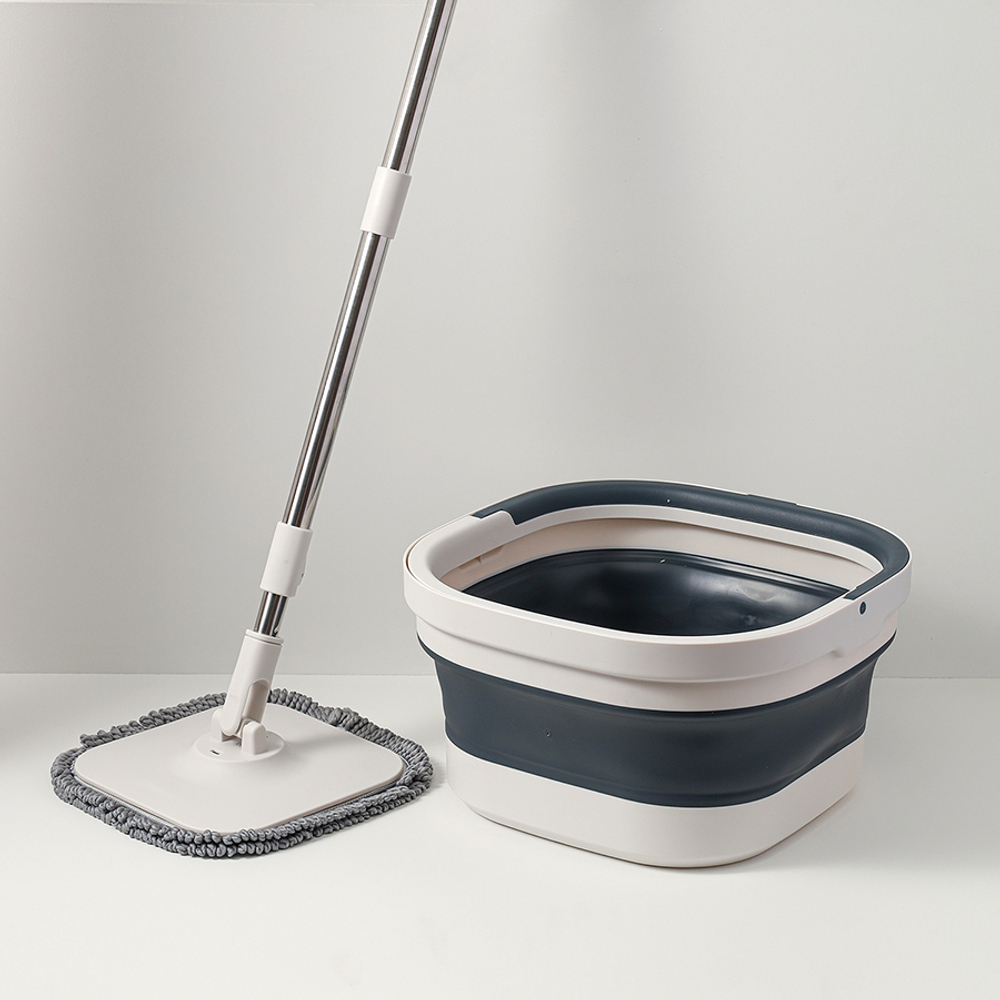 Швабра со складным ведром compact mop