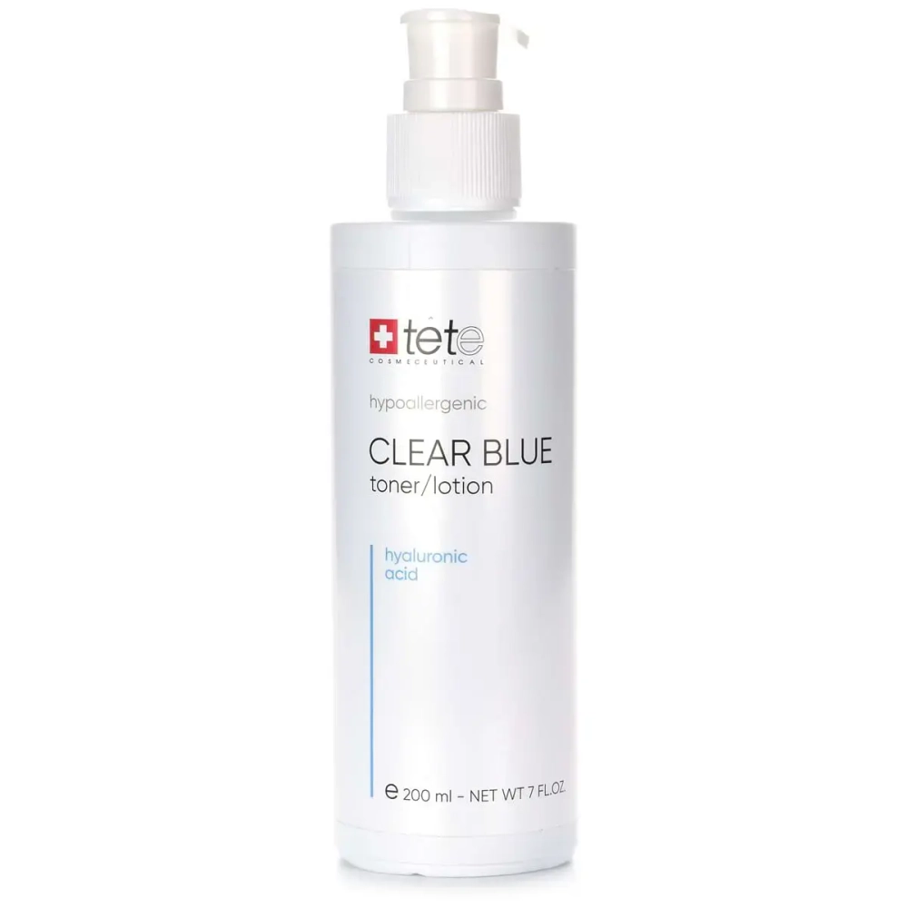Тоник-лосьон с гиалуроновой кислотой / TETe CLEAR BLUE Toner-Lotion, 200 мл