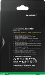 SSD диск Samsung 980 500GB (MZ-V8V500BW)