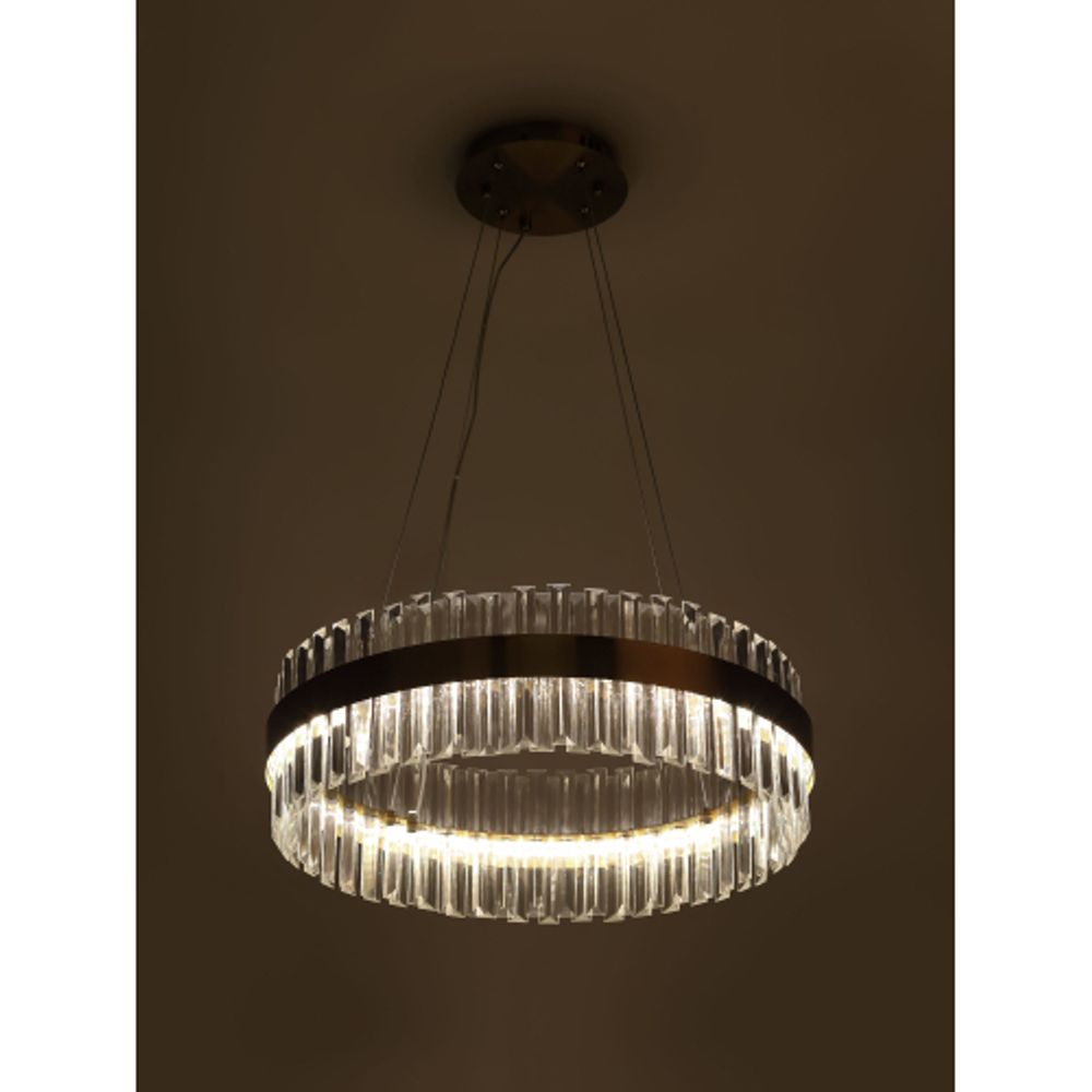 Люстра Rivoli Gwinnett 6193-201 подвесная светодиодная LED 3000-6300К 112 Вт с пультом | Rivoli