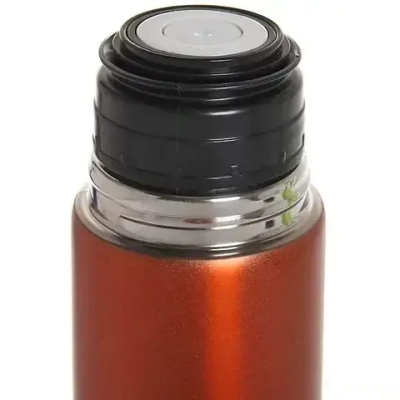 Термос с металлической колбой 500 мл «Серп и молот» бронза